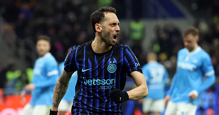 Hakan Çalhanoğlu’nun golü Inter’e yetmedi!