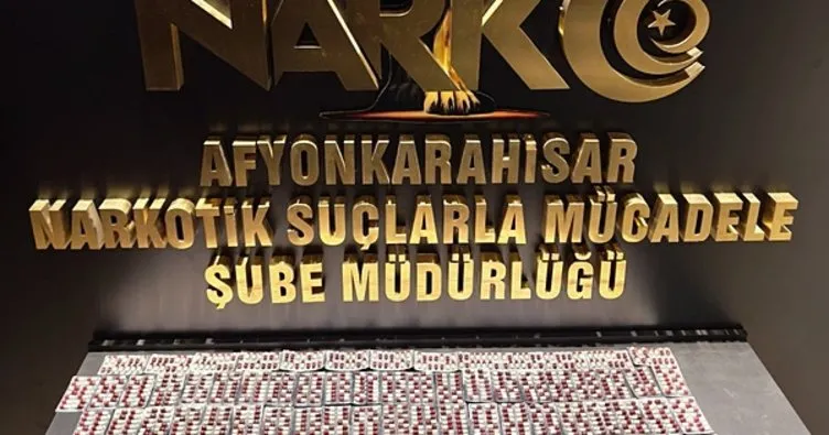 Afyonkarahisar'da valizinde uyuşturucu bulunan otobüs yolcusu tutuklandı
