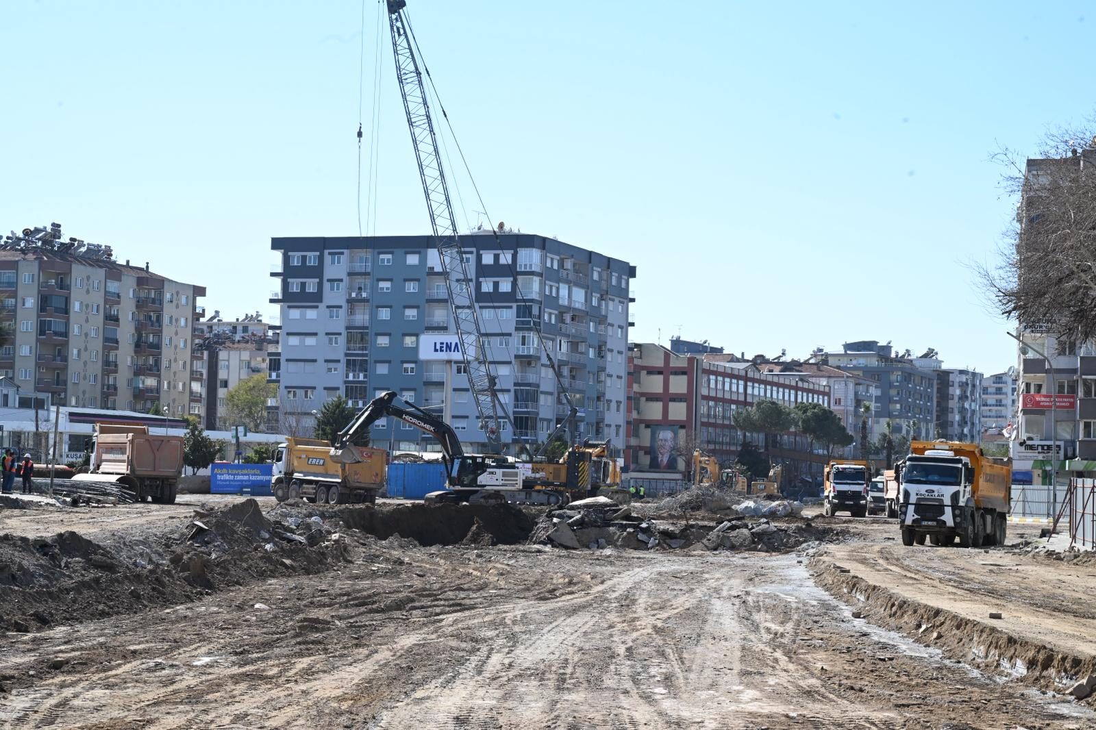 Aydın’ın Trafiğini Rahatlatacak Projelerde Çalışmalar Sürüyor
