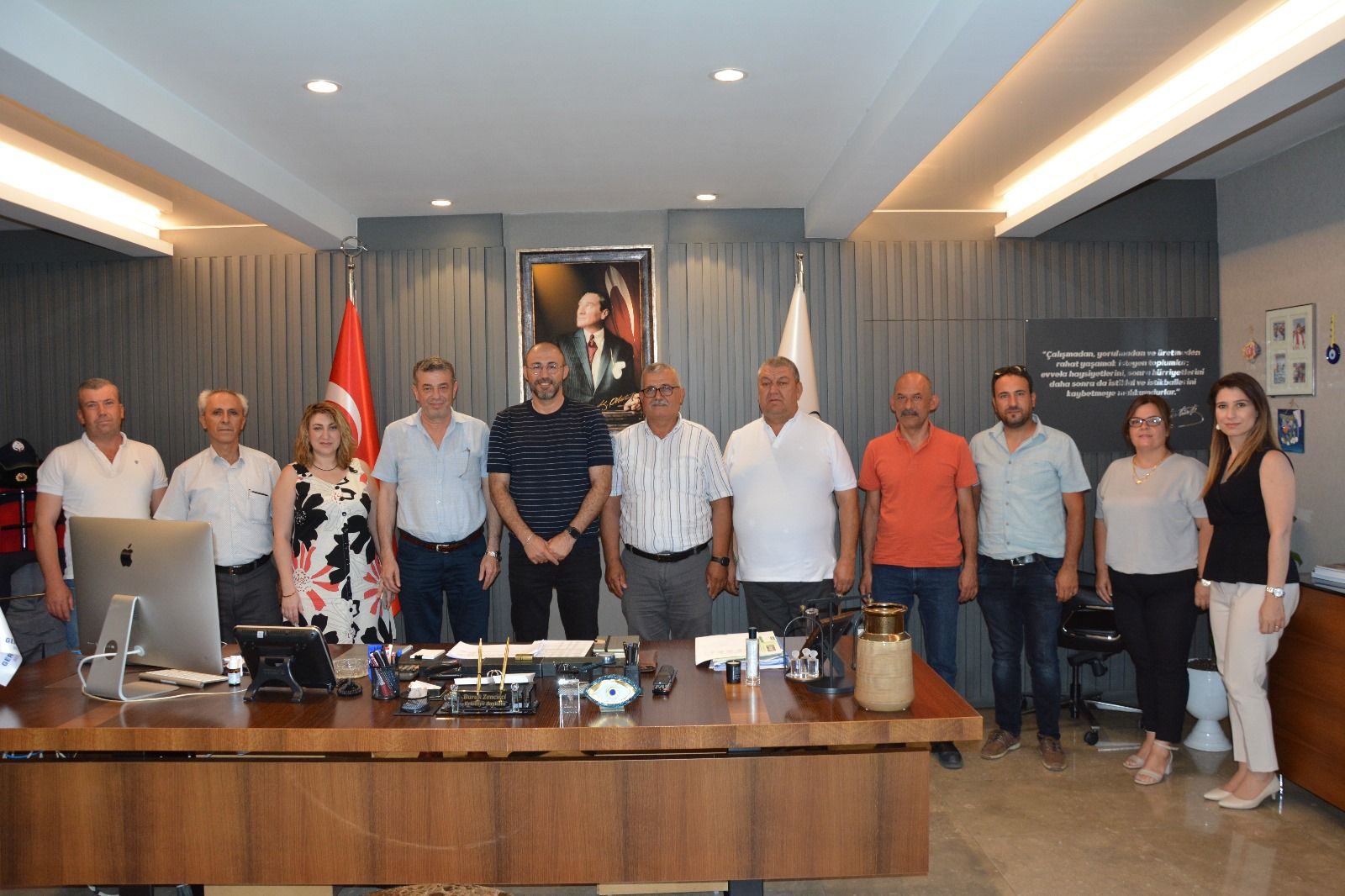Başkan Künkcü, Germencik’te gönülleri fethetti