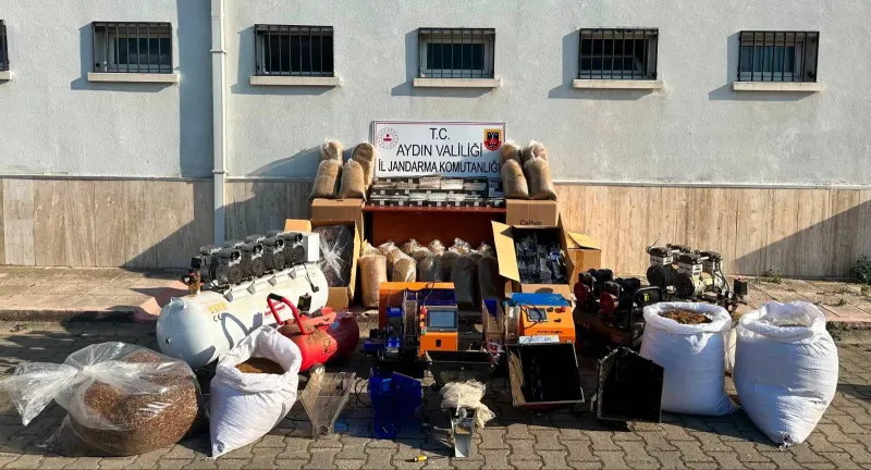Aydın'da Kaçak Sigara Fabrikasına Dev Baskın: 4 Gözaltı!