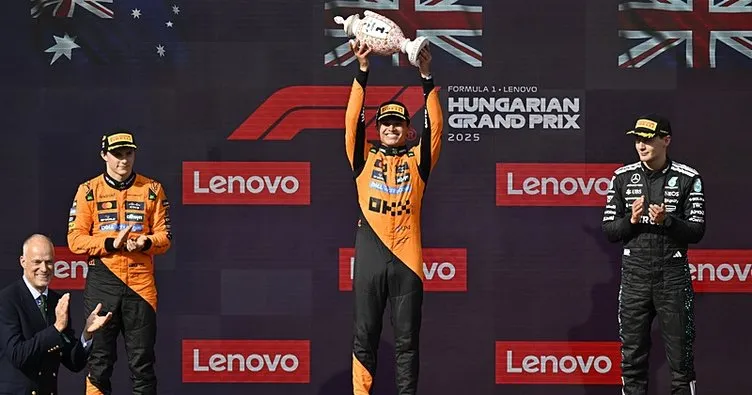 Formula 1 Macaristan Grand Prix'inde zafer Lando Norris'in!