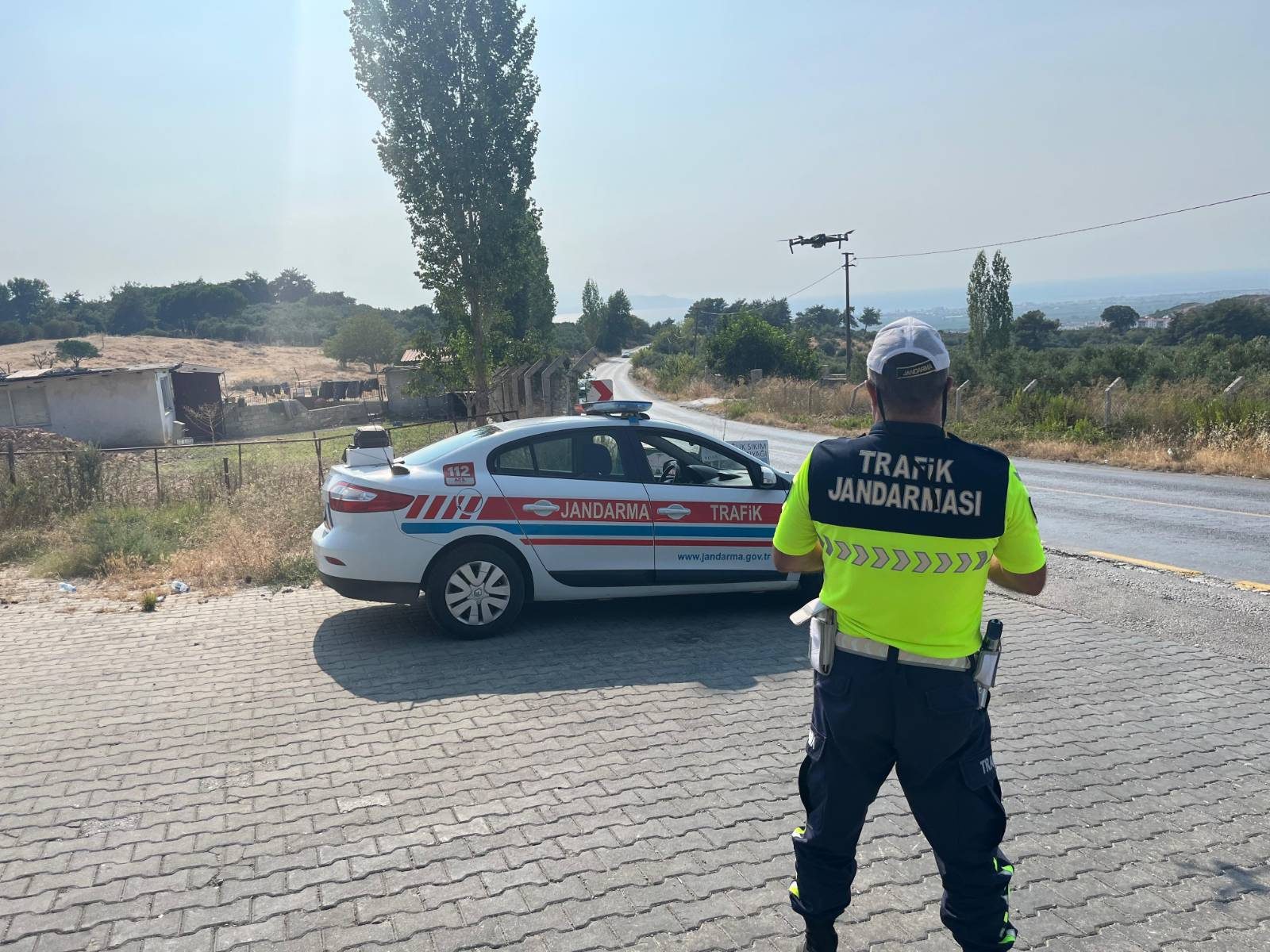 Söke'de Havadan Trafik Denetimi: 335 Araç Kontrol Edildi