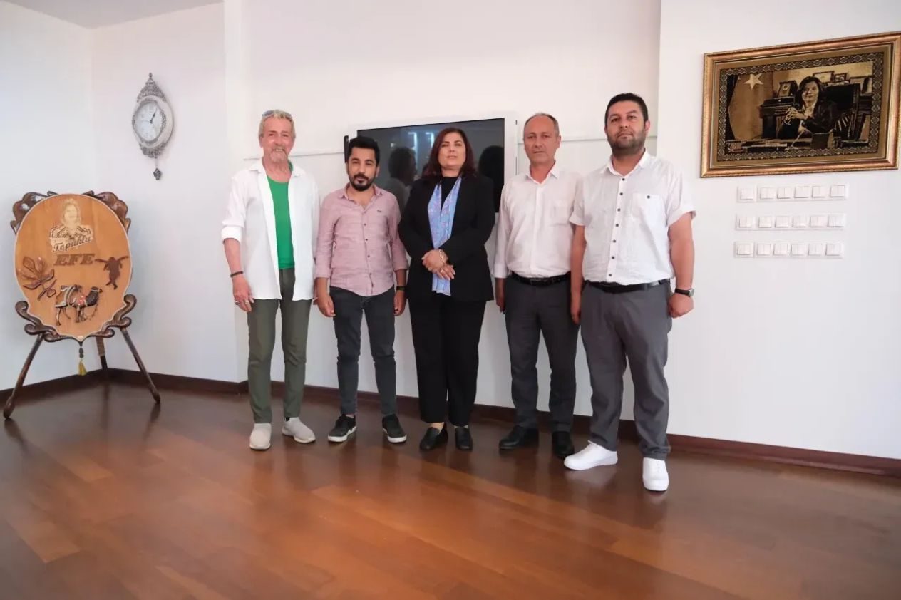 Didimli gazetecilerden Çerçioğlu'na ziyaret
