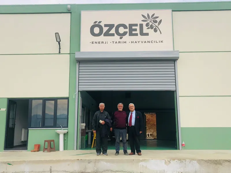 Anavatan Partili Nail Kaplan’dan Karacasu’da Zeytinyağı Fabrikasına Ziyaret
