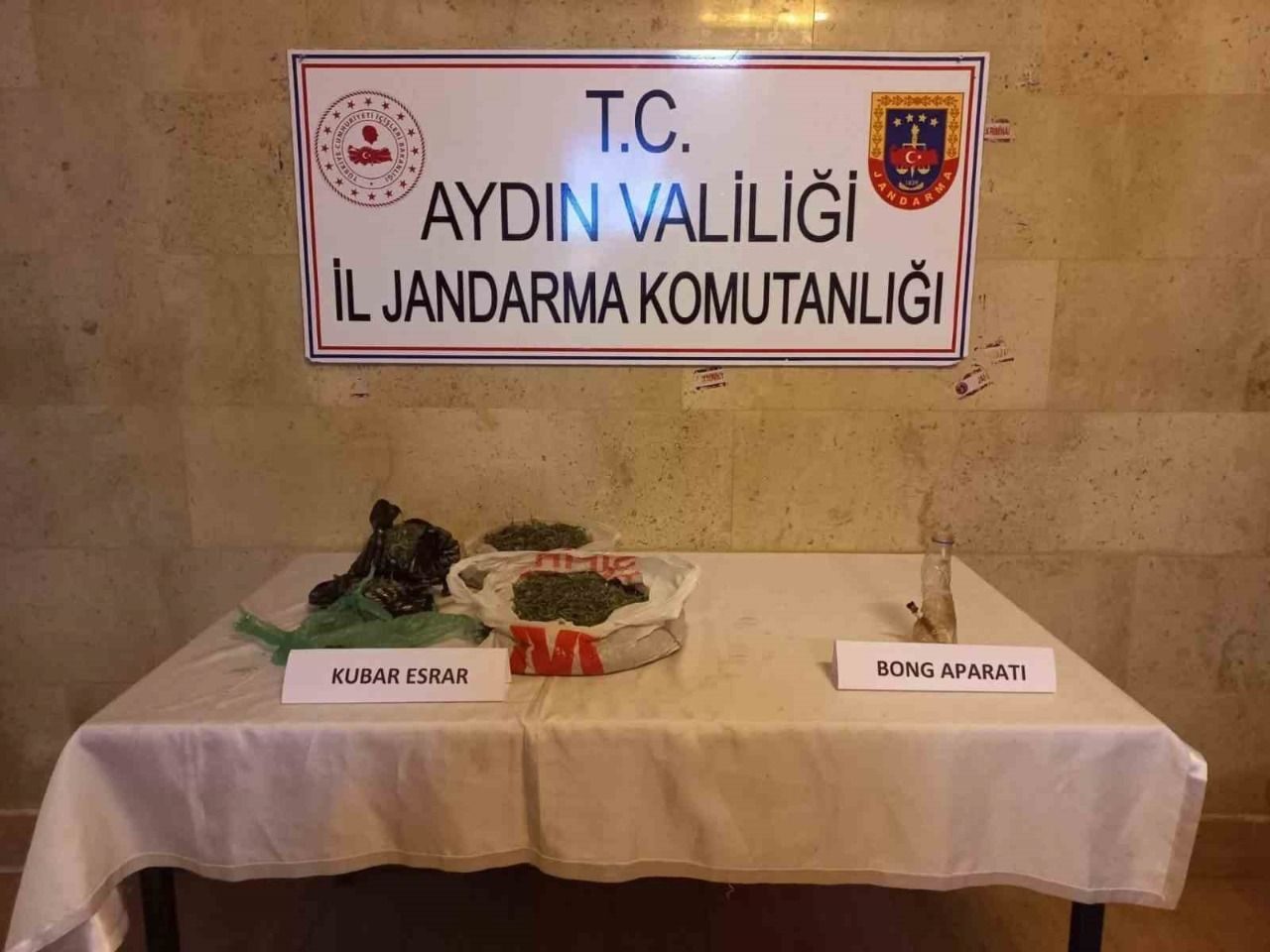 Germencik'te uyuşturucu baskını
