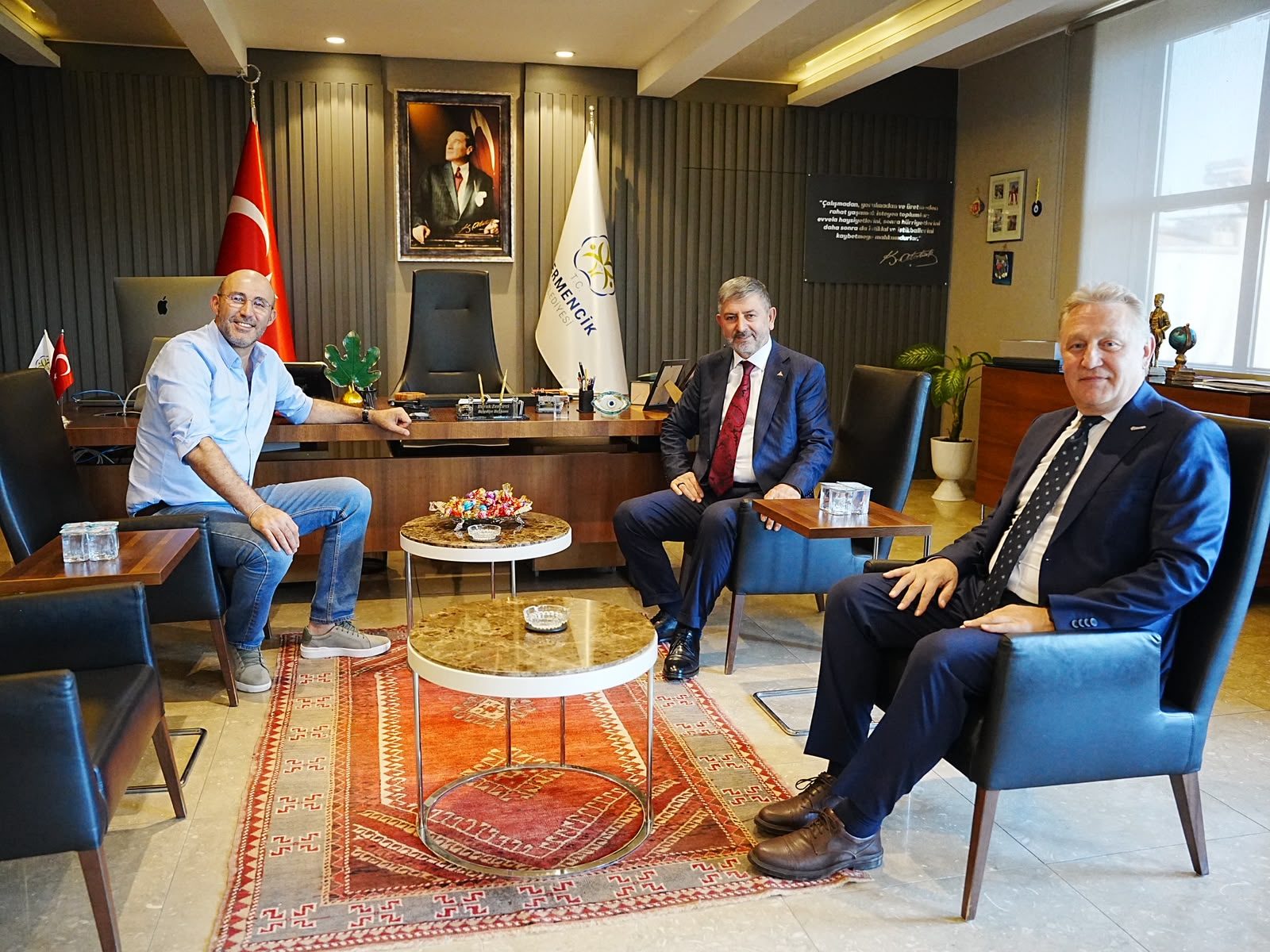 Ahlatcı Holding ve Enerya’dan Başkan Zencirci'ye Ziyaret"
