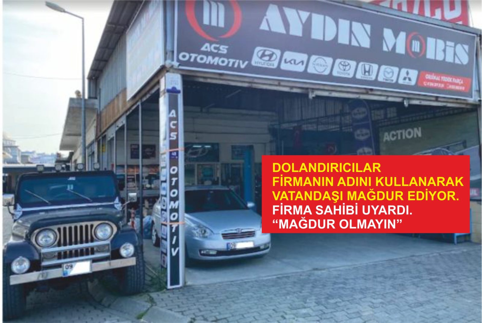 FİRMA SAHİBİ UYARDI "RESMİ NUMARAMIZ DIŞINDA BU KİŞİLERLE İLETİŞİM KURMAYIN, MAĞDUR OLMAYIN.FİRMA ADINI KULLANARAK  YEDEK PARÇA ÜZERİNDEN VATANDAŞI DOLANDIRMAYA ÇALIŞIYORLAR."
