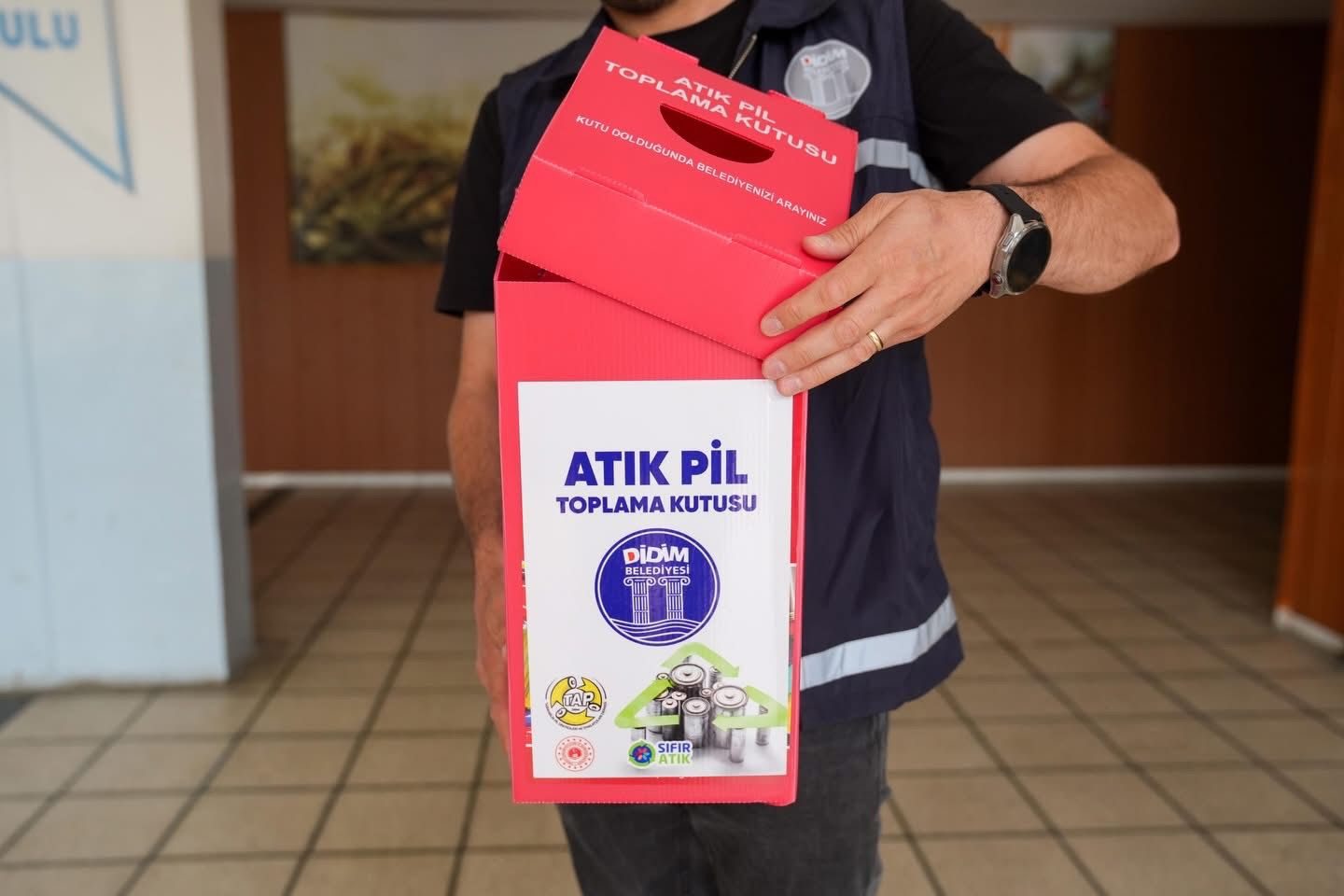 DİDİM’DE ATIK PİLLER GERİ DÖNÜŞÜME KAZANDIRILIYOR