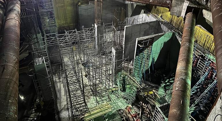 Beyoğlunda metro inşaatında çökme 1 işçi hayatını kaybetti