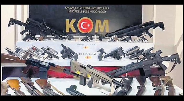 Ruhsatsız silaha 4 bin 319 tutuklama