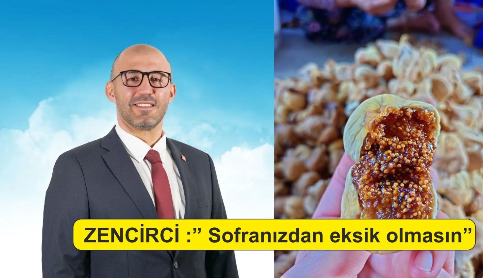 Germencik'ten anlamlı çağrı: "Yediğiniz ilk lokma incir olsun"
