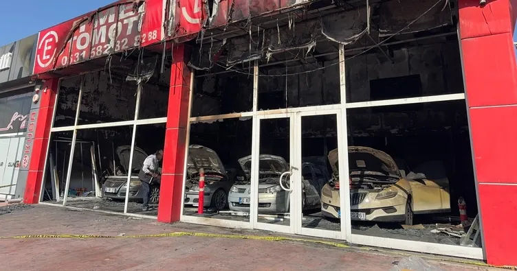 Denizli'de oto galeri kundaklandı | Dikkat çeken 'intikam' detayı: Meğer ortağı cinayetten tutuklanmış!
