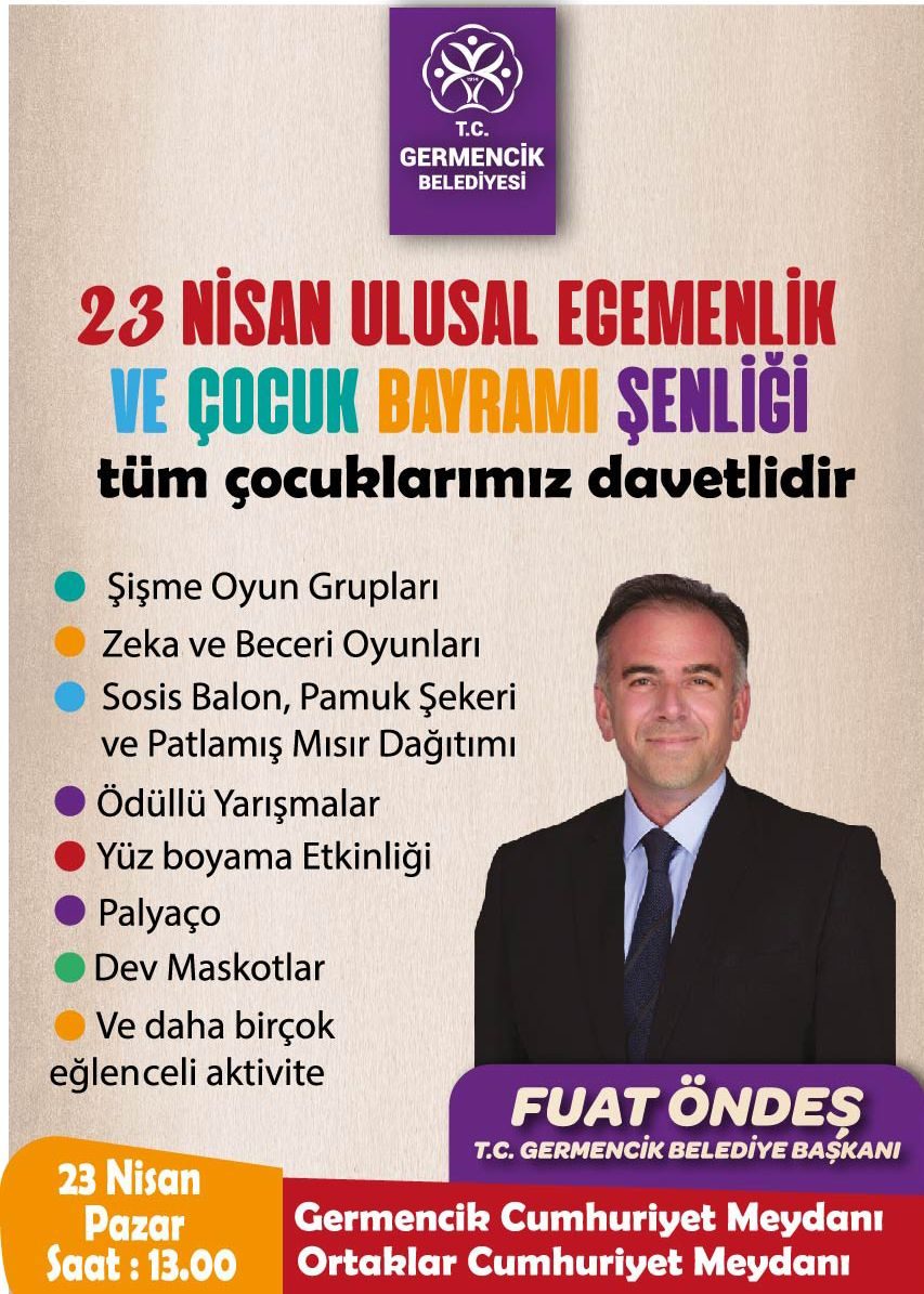Germencik Belediyesi’nden 23 Nisan'da 'çocuklara özel şenlik’