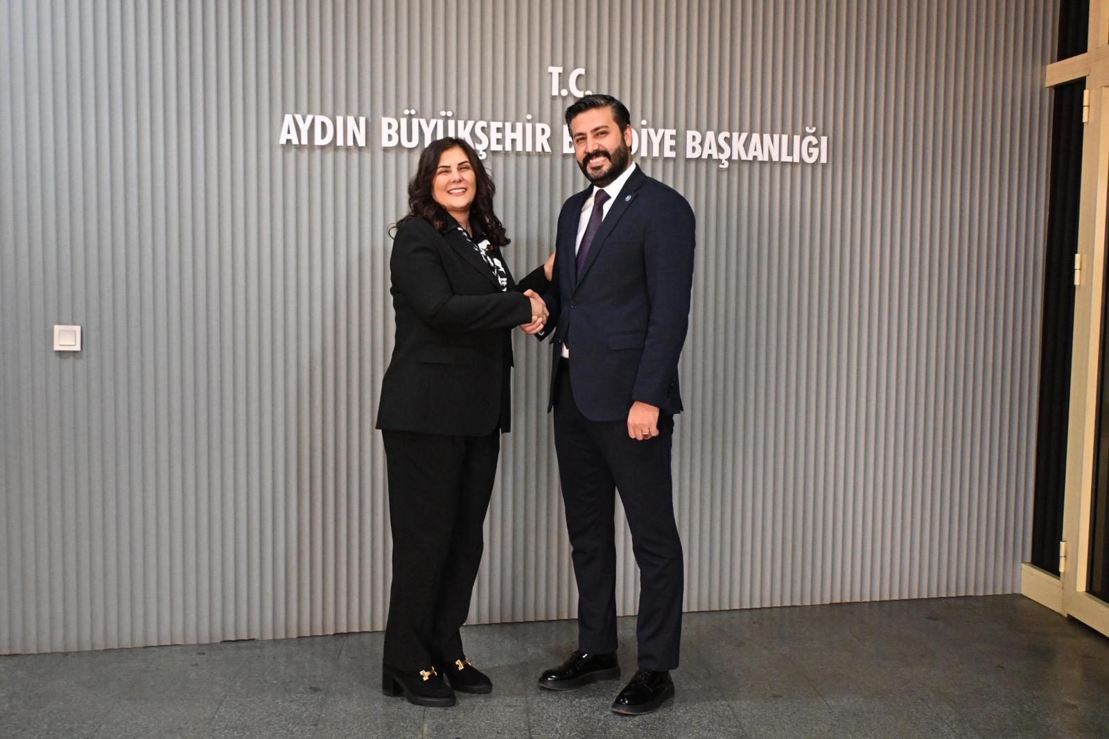 BAŞKAN ÇERÇİOĞLU’NA MİLLİYETÇİ HAREKET PARTİSİ AYDIN’DAN ZİYARET