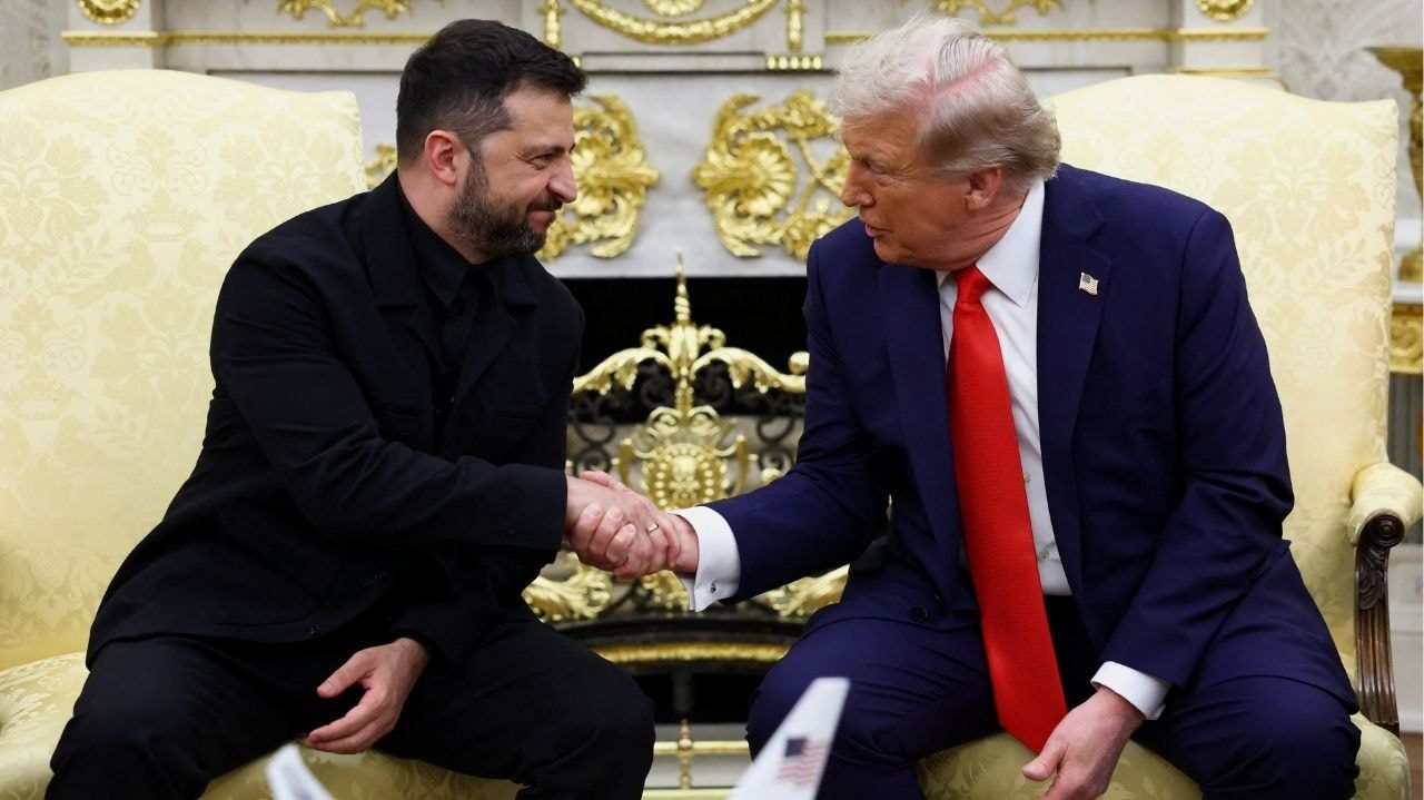 Trump ile Zelenskiy Florida'da bir araya geldi