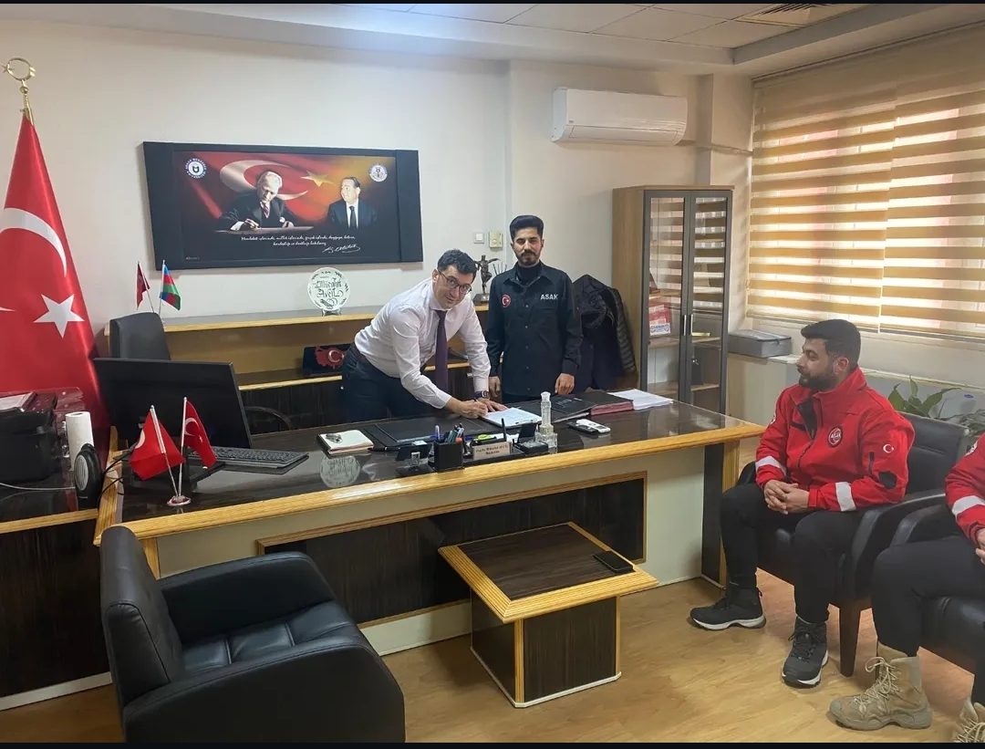 ADÜ Hastanesi ile ASAK Arasında Afet İş Birliği Protokolü Görüşmesi Yapıldı.