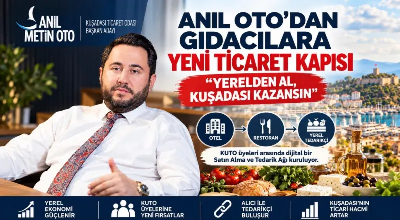 ANIL OTO’DAN GIDACILARA YENİ TİCARET KAPISI“YERELDEN AL, KUŞADASI KAZANSIN”