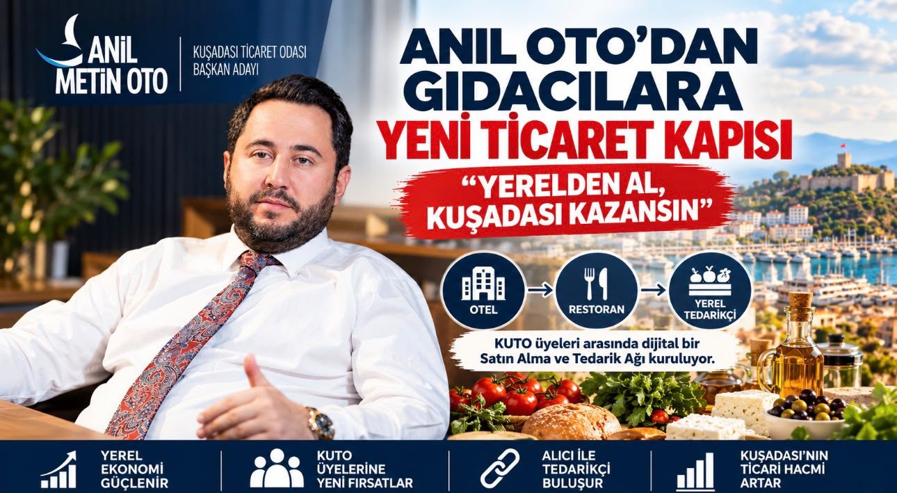 ANIL OTO’DAN GIDACILARA YENİ TİCARET KAPISI“YERELDEN AL, KUŞADASI KAZANSIN”