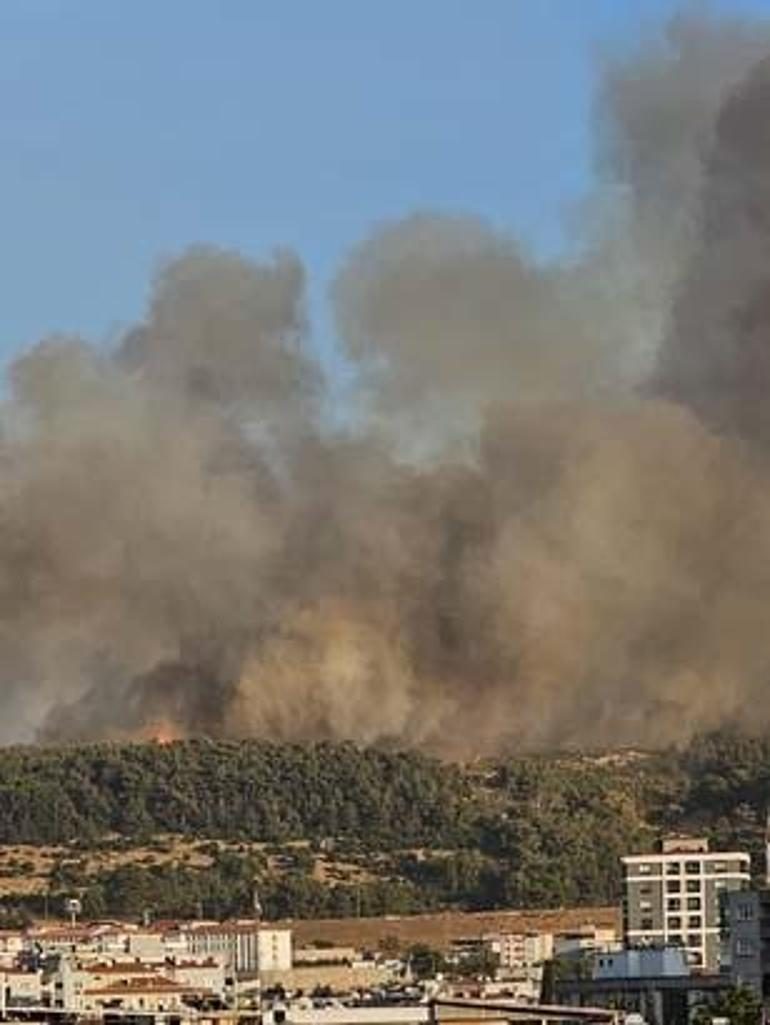 İzmir Bucada orman yangını Gün ağardı, küle dönen bölge görüntülendi