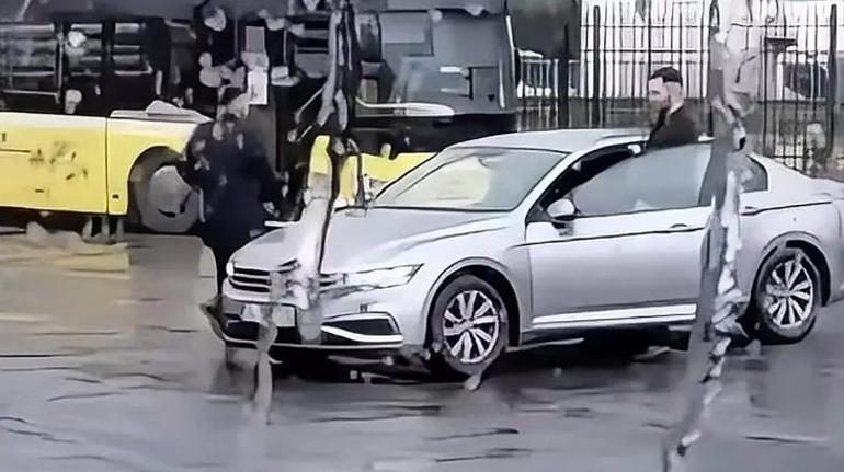 Şişli’de İETT durağında havaya ateş açan şüpheli yakalandı