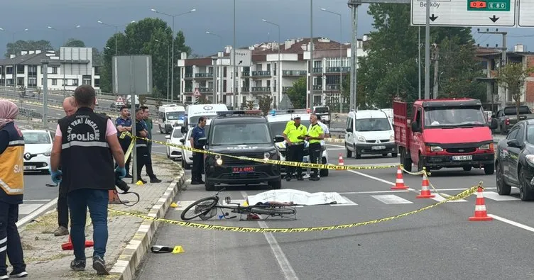 Düzce'de minibüsün çarptığı bisikletli adam öldü