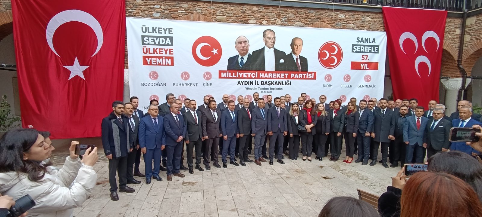 MHP Aydın il yönetimi tanıtıldı: “Derdimiz davamız Aydın”