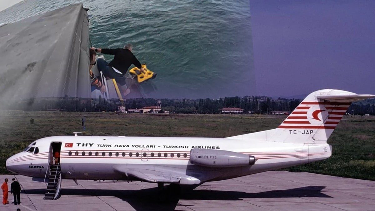 Marmara'ya gömülen uçak ilk kez görüntülendi: 42 kişiye mezar olmuştu