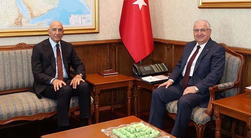 Bakan Güler, ABD Büyükelçisi Barrack'ı kabul etti