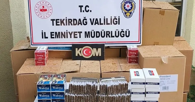Tekirdağ'da kaçakçılık faaliyetlerine geçit yok