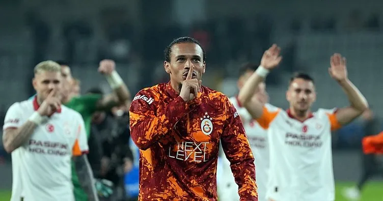Galatasaray'da maç sonu üçlüsü Sane'den!