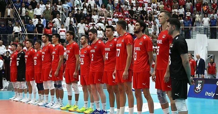 A Milli Erkek Voleybol Takımı, İtalya'ya mağlup oldu