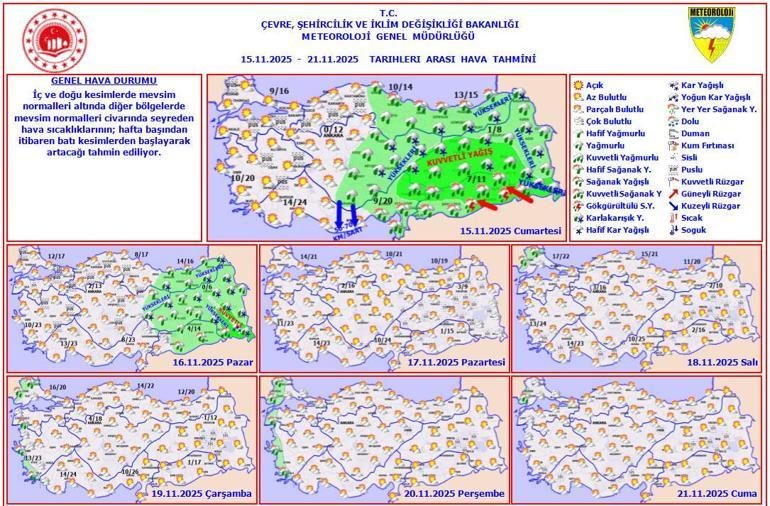 Hangi şehirlerde sağanak ve kar yağışı bekleniyor Meteorolojiden 23 kente sarı uyarı