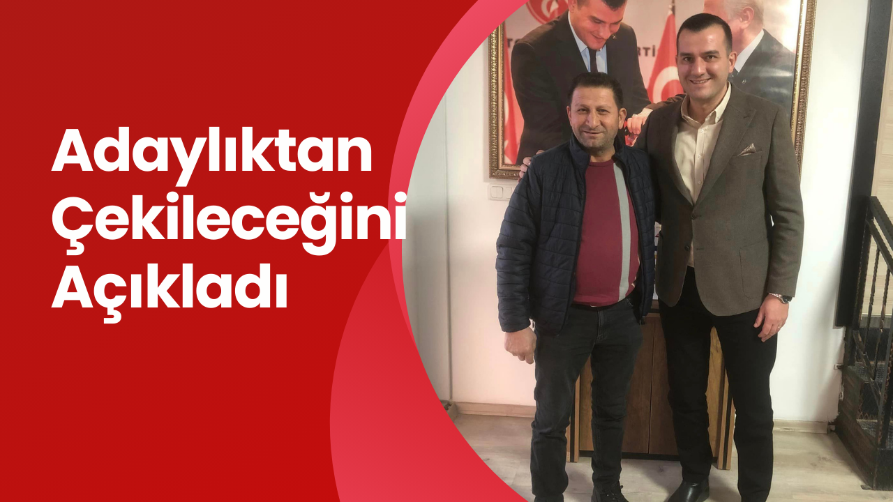İsmail Kadı Adaylıktan çekileceğini Pehlivan’a destek vereceğini Açıkladı