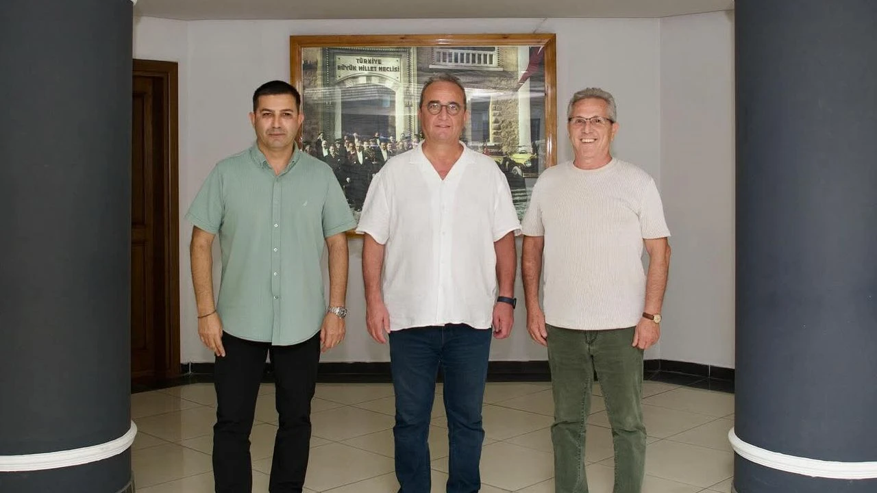 Tezcan ve Günel'den Tetik'e ziyaret