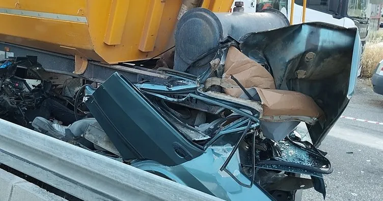 Burdur'da feci kaza! 1 ölü, 1 yaralı
