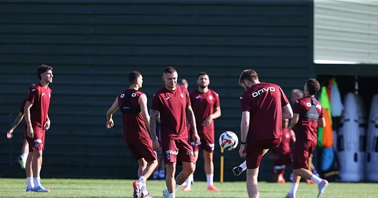 Trabzonspor'da 3 isim idmana katılmadı!
