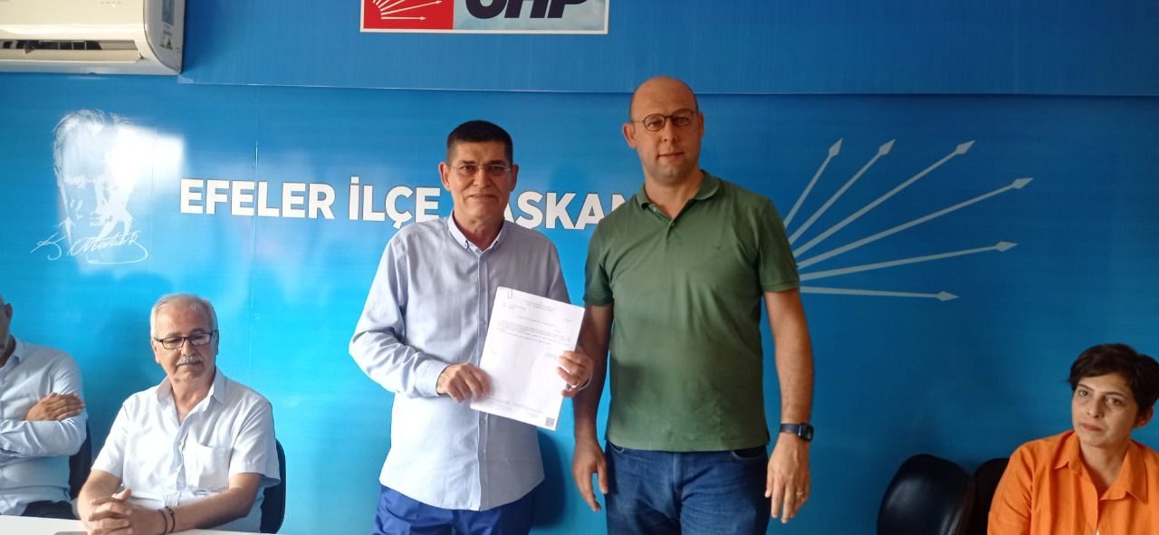CHP Efeler'de Bayırlı mazbatasını aldı