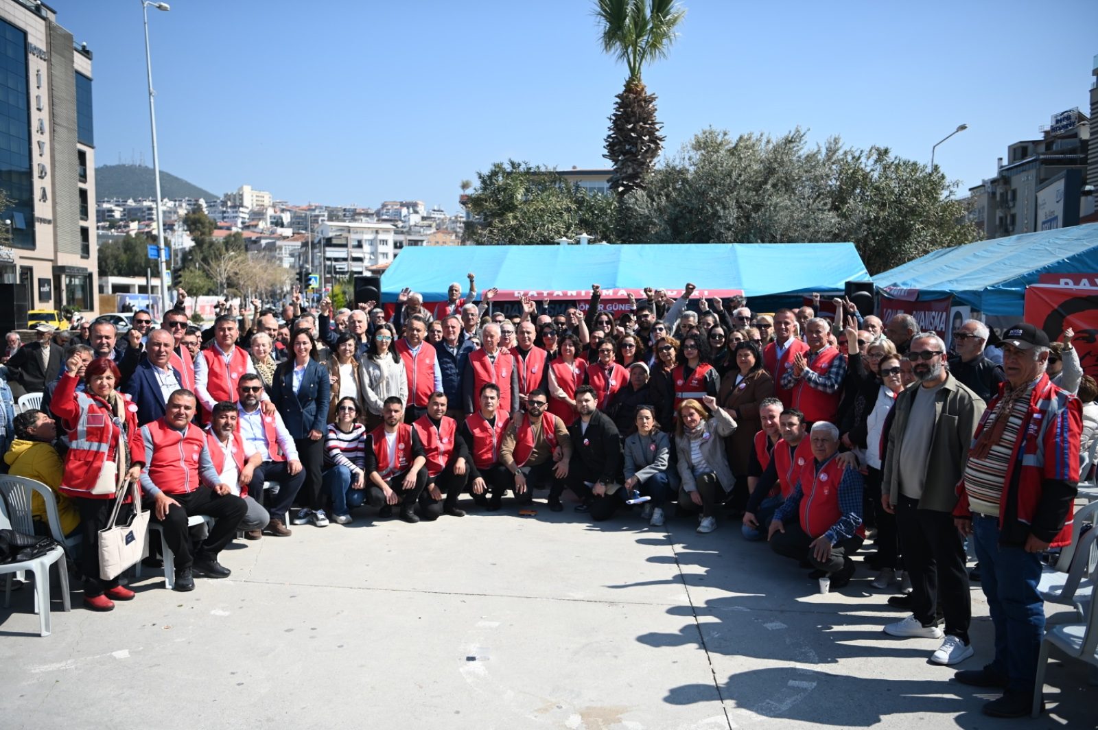 BAŞKAN ÖMER GÜNEL’E DESTEK İL SINIRLARINI AŞTI