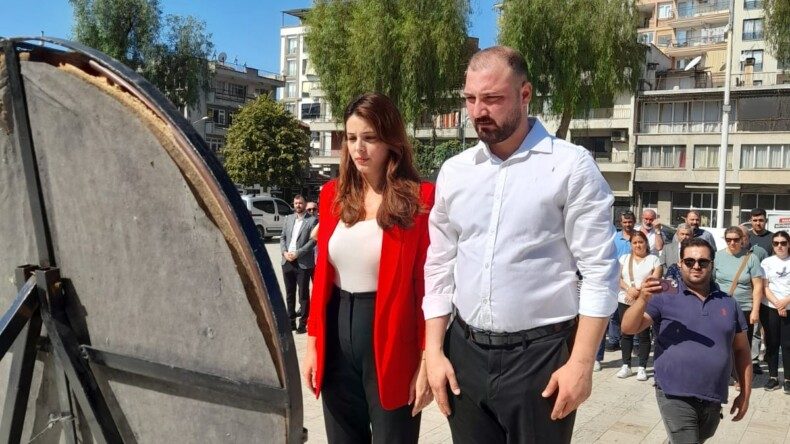 CHP'nin kuruluşu, İncirliova'da törenle kutlandı