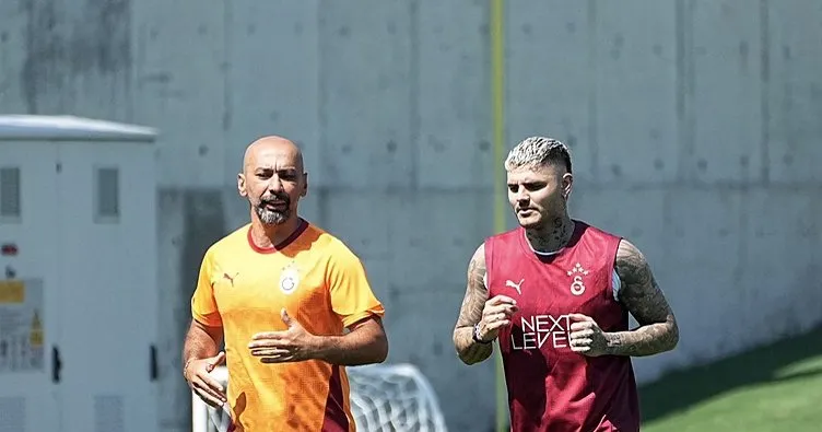 Galatasaray'da Icardi sahaya indi!