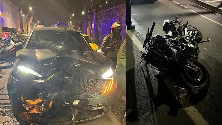 Sollama faciası Yürek parayla alınmaz diyen motosikletli Berat hayatını kaybetti: Kaza anı kamerada