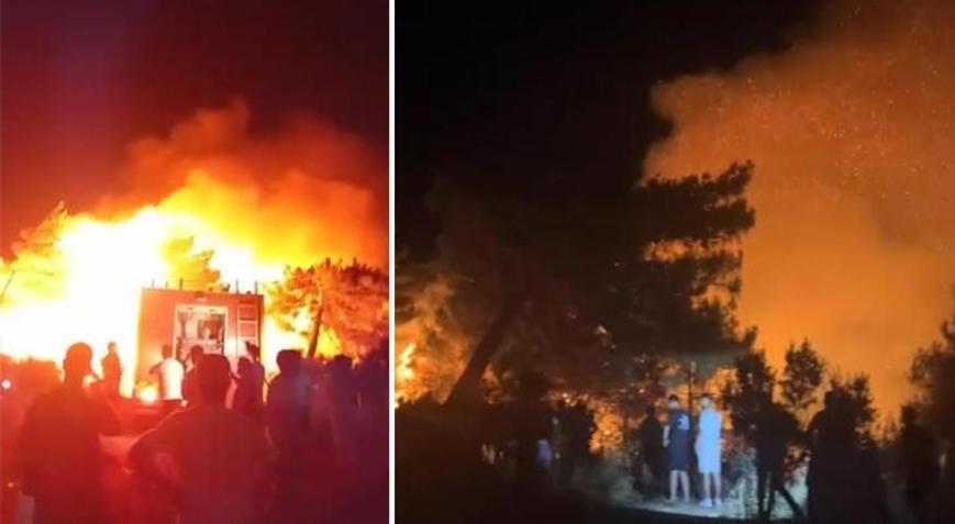 Hatay Samandağ'da orman yangını