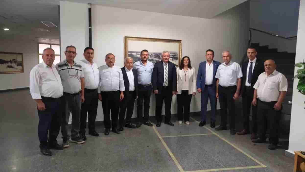 Başkan Çerçioğlu, Efeler Ziraat Odası'nı Ağırladı