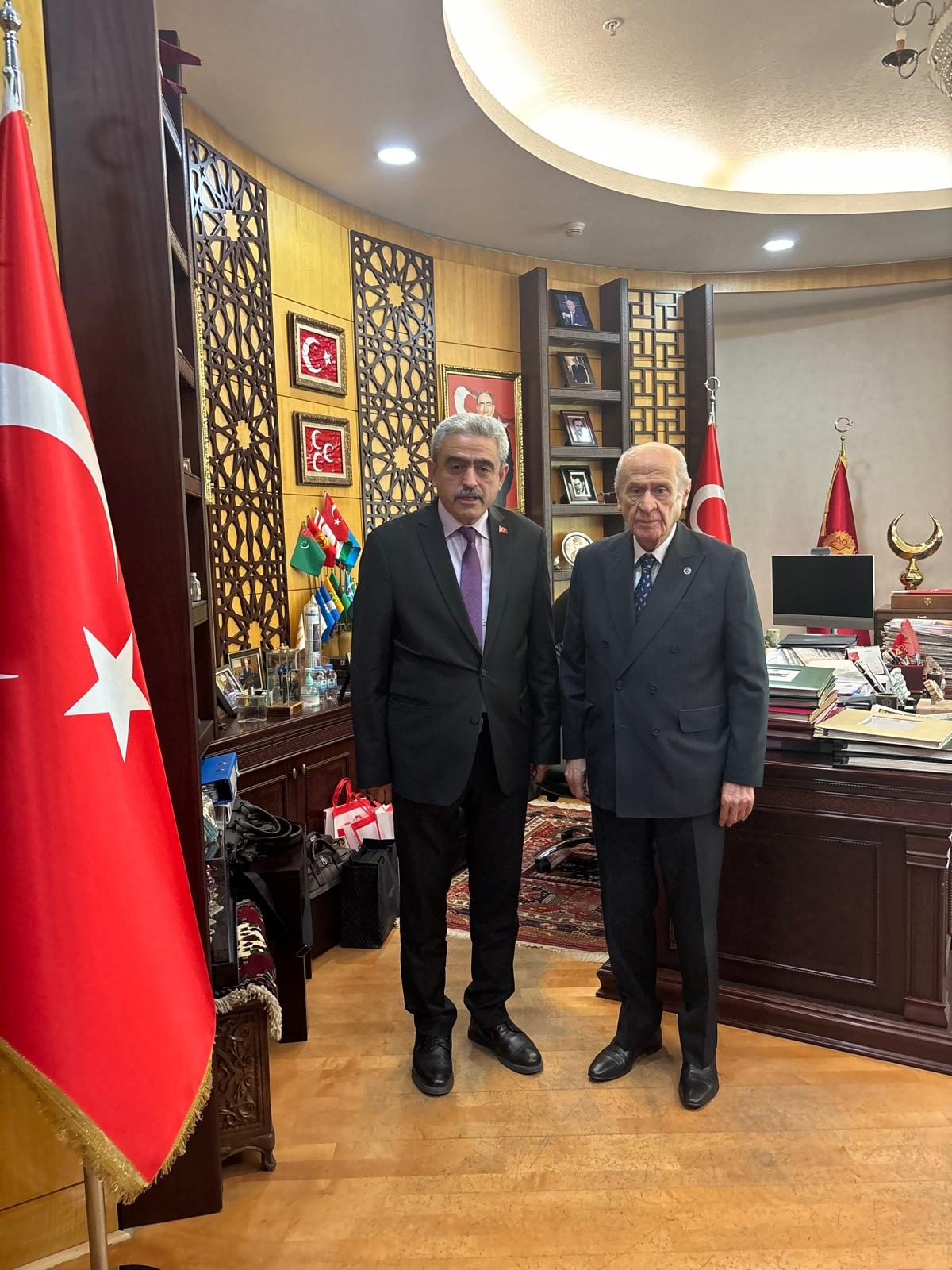 Başkan Alıcık'tan, Bahçeli'ye ziyaret
