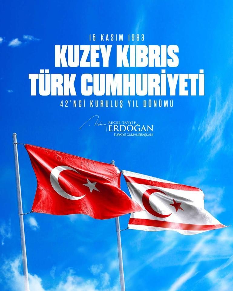 Cumhurbaşkanı Erdoğan: Millî davamız Kıbrıs’ı hiçbir zaman yalnız bırakmayacağız