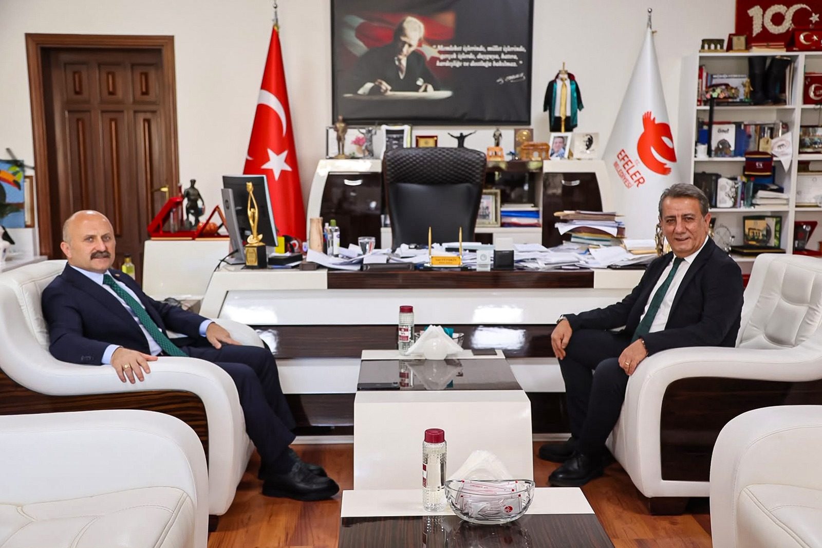 VALİ VAROL'DAN BAŞKAN YETİŞKİN'E NEZAKET ZİYARETİ