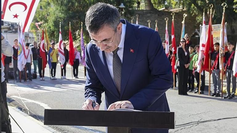 Cumhurbaşkanı Yardımcısı Yılmaz: Türkiye Cumhuriyeti, Kıbrıs Türk halkının ilelebet yanındadır