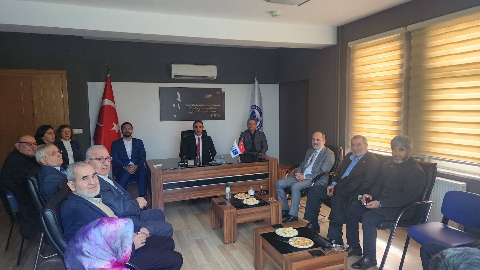 SAADET PARTİLİ FATİH KARAHAN İMO AYDIN ŞUBE BAŞKANLIĞINI ZİYARET ETTİ